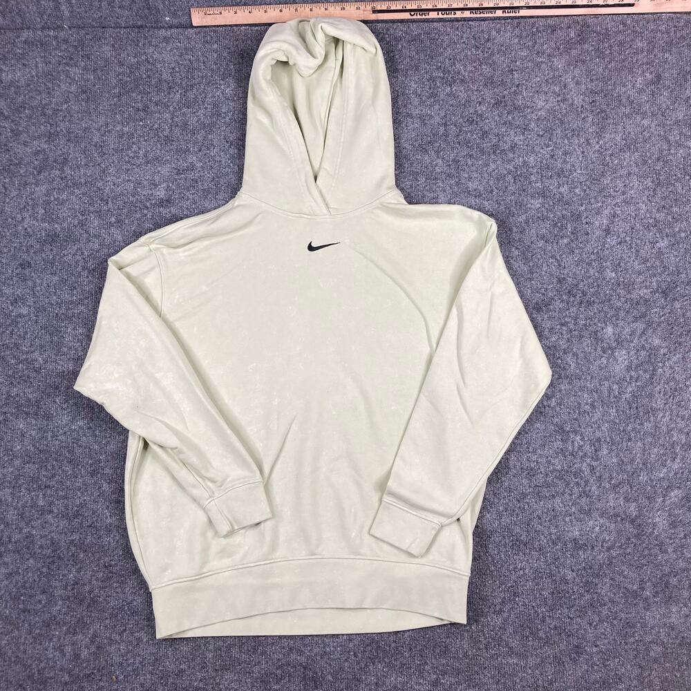 Nike Hoodie Mens Size S Light Green Pullover Athletic Sweatshirt Small Logo - Picture 2 of 9